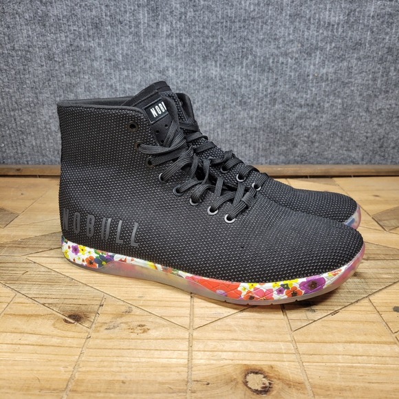 NOBULL Other - NOBULL Outwork‎ High-Top Trainer Black Daisy Floral Men's Size 10 Rare CrossFit